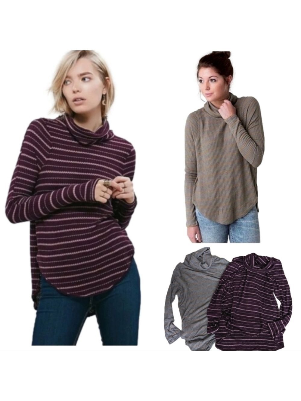 Free People Kristina Drippy Sweater set of 2